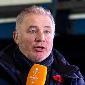 Will Ally McCoist be on commentary duties tomorrow? (Photo by Alan Harvey / SNS Group)