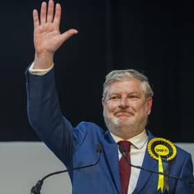 SNP's Angus Roberston wins for Edinburgh Central, taking the seat from the Scottish Conservatives. Picture: Lisa Ferguson/JPIMedia