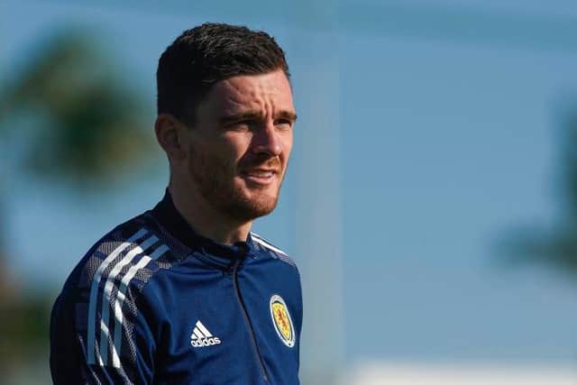 Andy Robertson during Scotland National team's training session at La Finca Resort, on November 11, 2021, in La Finca, Spain. (Photo by Jose Breton / SNS Group)