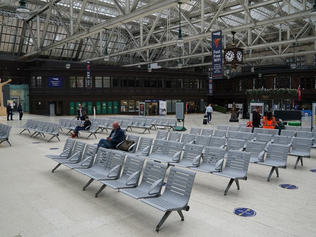 Last trains will be much earlier than normal, such as London Euston to Glasgow at 1.30pm. Picture; Andrew Milligan/PA Wire