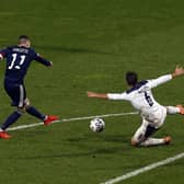 Scotland's Ryan Christie scores against Serbia as Scotland qualify for the delayed Euro 2020 tournament (Picture: Novak Djurovic/PA Wire)