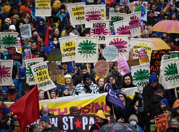 Less than a year has passed since the COP26 climate change summit, but the UK's commitment to net zero is already in doubt (Picture: Jeff J Mitchell/Getty Images)