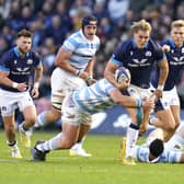 Duhan van der Merwe was on the scoresheet as Scotland overpowered Argentina at BT Murrayfield.