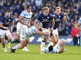 Duhan van der Merwe was on the scoresheet as Scotland overpowered Argentina at BT Murrayfield.