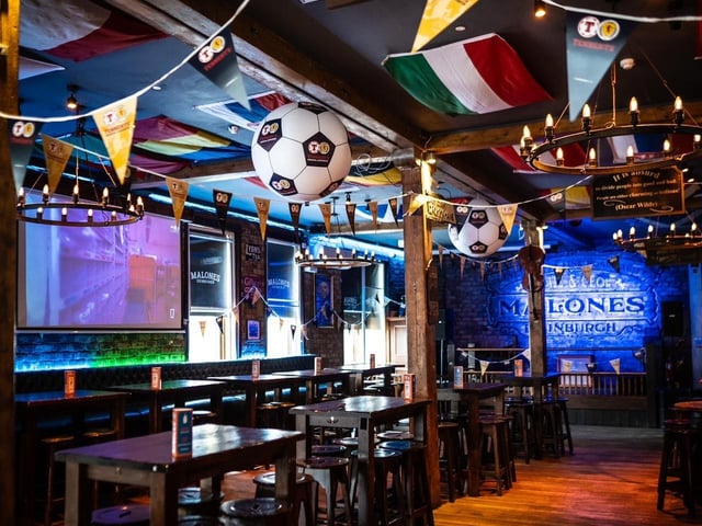 The fanzone, at 242 Morrison Street, is fully booked for the Scotland v Germany opener on June 14, but Malones welcome walk-ins. As for the rest of the games, tables can be booked in advance. Head to the website to book a table, or the 3-match package. Pre-booking is available for groups of 6+, and smaller groups will be required to walk-in. Visit www.malonesedinburgh.com/e-landing-page/euros-fanzone/