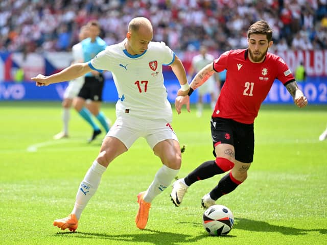 Rangers are said to be interested in signing Vaclav Cerny, pictured in action for Czech Republic against Georgia at Euro 2024. (Photo by Dan Mullan/Getty Images)