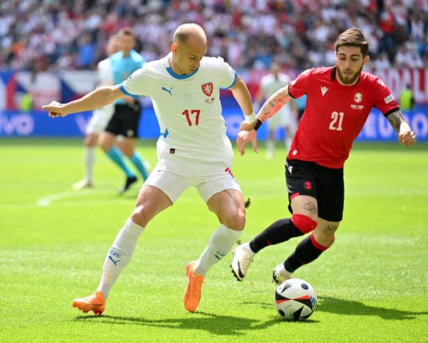 Rangers are said to be interested in signing Vaclav Cerny, pictured in action for Czech Republic against Georgia at Euro 2024. (Photo by Dan Mullan/Getty Images)