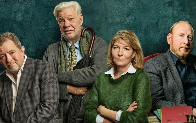 Jon Culshaw, Matthew Kelly, Jemma Redgrave and Adrian Scarborough in Barnes' People