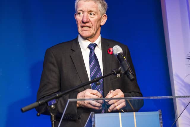 Scottish Rugby Limited chairman John Jeffrey will step down in May next year.