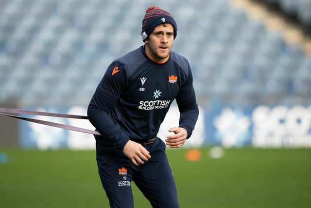 Emiliano Boffelli is back in the Edinburgh team after a groin injury.  (Photo by Paul Devlin / SNS Group)
