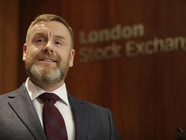 Gordon McArthur, CEO of the London-listed firm, says it enters the new year with a 'record' sales pipeline. Picture: Layton Thompson.