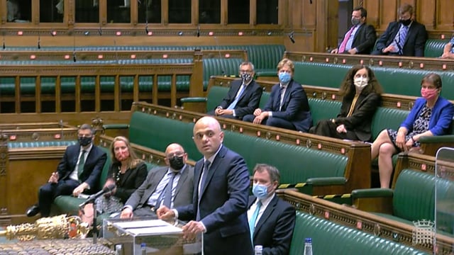 New Health Secretary Sajid Javid insisted the UK Government still believed restrictions in England would end on July 19.