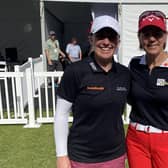 Scottish No 1 Gemma Dryburgh and Annika Sorenstam pictured after playing together in the first round of the Hilton Grand Vacations Tournament of Champions at Lake Nona in Florida.
