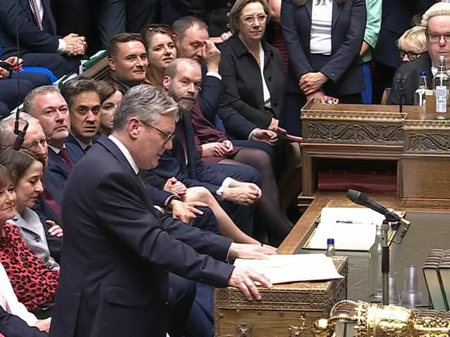 Keir Starmer urged MPs to work together on a 'common endeavour of national renewal' (Picture: House of Commons/UK Parliament/PA)