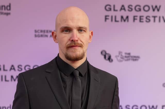 Conor McCarron, star of BBC Scotland's Dog Days, at the premier at Glasgow Film Festival, March 2023. Pic: Amy Muir