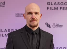 Conor McCarron, star of BBC Scotland's Dog Days, at the premier at Glasgow Film Festival, March 2023. Pic: Amy Muir