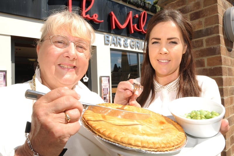 Mayor Fay Cunningham was all set to kickstart her fundraising efforts in 2014 with a pie and pea supper at The Mile. Does this bring back memories?