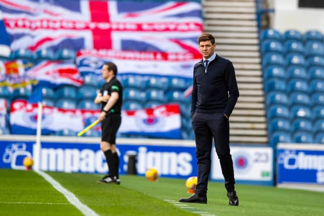 Rangers manager Steven Gerrard. (Photo by Alan Harvey / SNS Group)