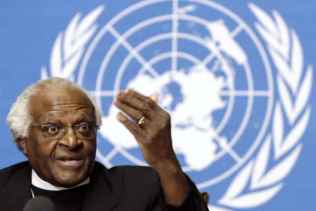 South Africa's Desmond Tutu, Archbishop. Picture: Salvatore Di Nolfi/Keystone via AP