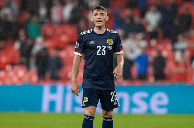 In just having turned 20,  Billy Gilmour has now become the youngest player to represent Scotland in a major finals. (Photo by Alan Harvey / SNS Group)