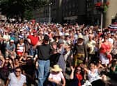 Thousands are music fans are expected to pack into the Grassmarket for the return of the jazz festival's hugely popular 'Mardi Gras' event.