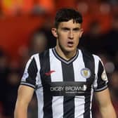 ABERDEEN, SCOTLAND - DECEMBER 04: Jamie McGrath in action for St Mirren during a cinch Premiership match between Aberdeen and St Mirren at Pittodrie Stadium, on December 04, 2021, in Aberdeen, Scotland. (Photo by Craig Foy / SNS Group)