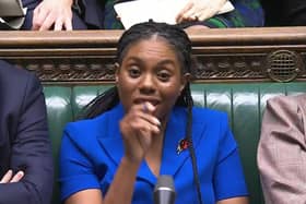 Conservative party leader Kemi Badenoch during Prime Minister's Questions