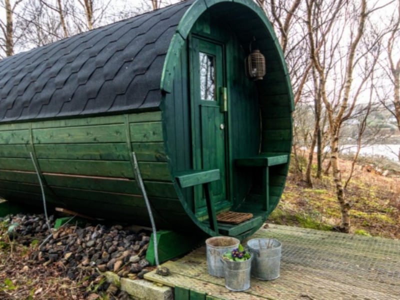 You can't get closer to nature in comfort than a night in the Captain's Cabin.