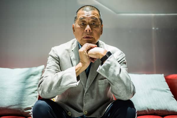Media tycoon Jimmy Lai, pictured in June 2020. He was arrested two months later over his support for Hong Kong's pro-democracy protests (Picture: Anthony Wallace/AFP via Getty Images)