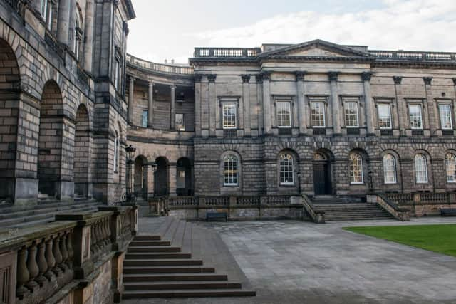 Edinburgh University's Old College building. Picture: Ian Georgeson