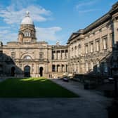 Photographer Ian Georgeson, 07921 567360
Edinburgh University, Old College building, Quad 