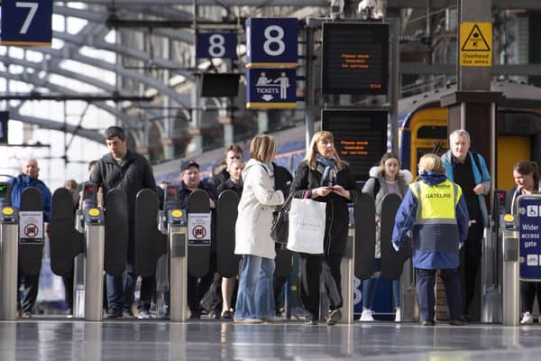 Passengers on four routes from Glasgow Central had faced potential disruption. Picture: SNS Group