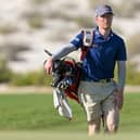 Craig Howie may be carrying his own clubs but it's not stopped him opening up a two-shot lead after 36 holes in the UAE Challenge at Saadiyat Beach Golf Club in Abu Dhabi. Picture; Octavio Passos/Getty Images.