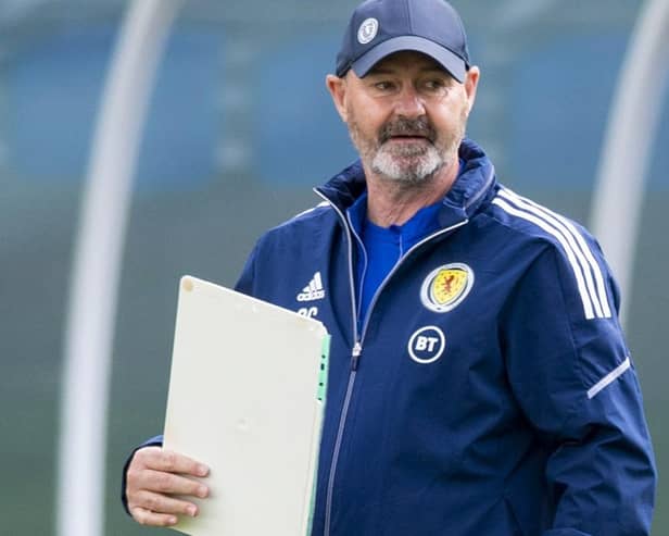 Steve Clarke has named his Scotland squad for the Euro 2024 qualifers against Cyprus and Spain.  (Photo by Mark Scates / SNS Group)
