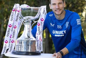Borna Barisic Is promoting Viaplay’s exclusively live coverage of the Viaplay Cup Final between Rangers and Celtic on Sunday from 2pm. (Photo by Alan Harvey / SNS Group)