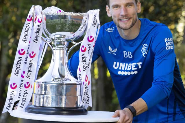 Borna Barisic Is promoting Viaplay’s exclusively live coverage of the Viaplay Cup Final between Rangers and Celtic on Sunday from 2pm. (Photo by Alan Harvey / SNS Group)