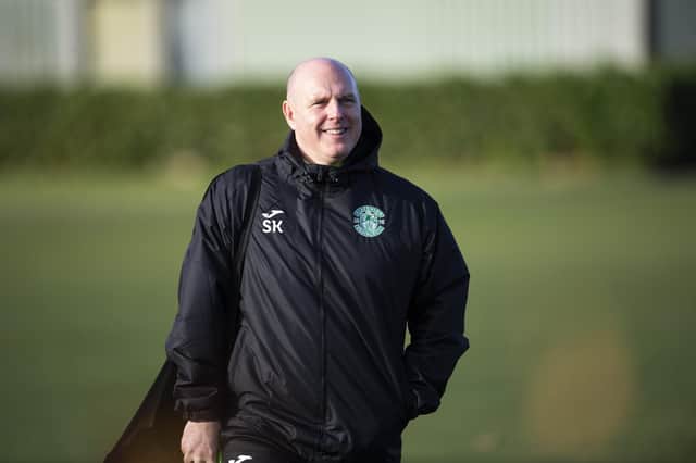 Hibs academy director Steve Kean insists Borussia Dortmund hold no fear for his Under-19 side. (Photo by Paul Devlin / SNS Group)