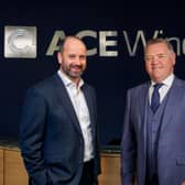 Ashtead Technology chief executive Allan Pirie with founder and chairman of ACE Winches Alfie Cheyne.