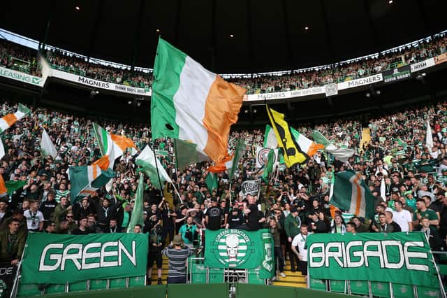 Celtic fan group, The Green Brigade, will return to Saturday's match against Livingston following their ban. (Photo by Alan Harvey / SNS Group)