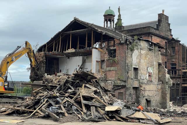 The wreckage left following the pub's demolition (Photo: Agent Weston @paulweston00).