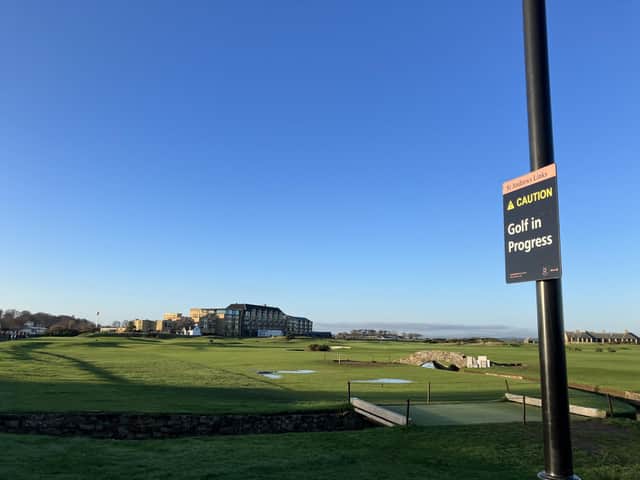 The Old Course Hotel, Golf Resort & Spa in St Andrews has so much to offer as well as golf. Pic: J Christie