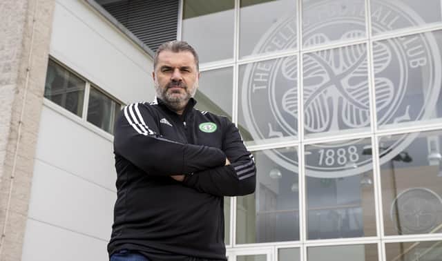 New Celtic Manager Ange Postecoglou during his first day at Lennoxtown on June 23, 2021, in Glasgow, Scotland.  (Photo by Craig Williamson / SNS Group)
