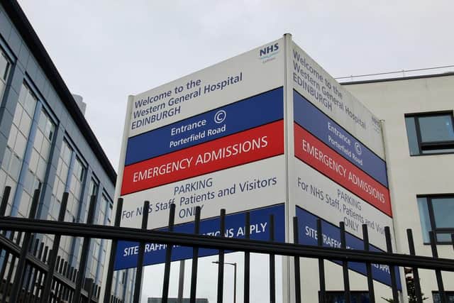 The oncology ward at the Western General has been closed to new admissions following a Covid-19 outbreak.