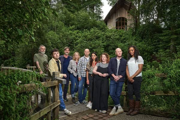 The cast of Group Portrait in a Summer Landscape