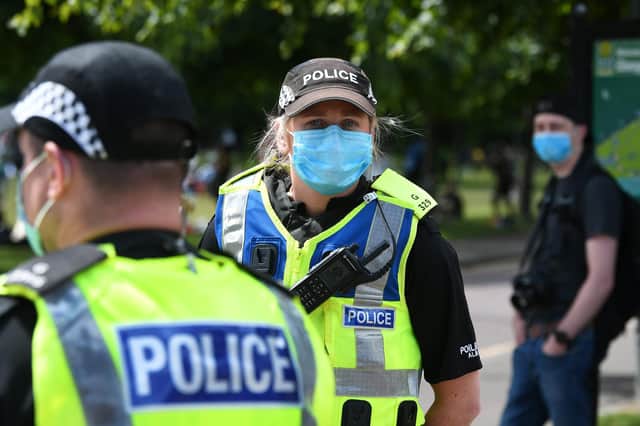 Police raided the house