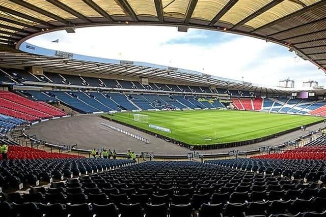 Hampden hosted Scotland's games against the Czech Republic and Croatia. Picture: ScotRail