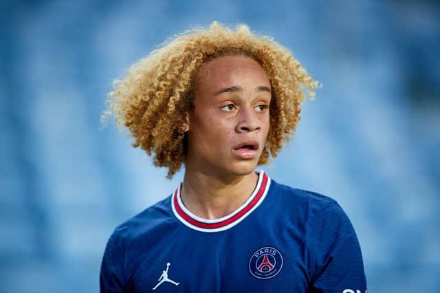 PSG youngster Xavi Simons has been linked with a move to Rangers. (Photo by Fran Santiago/Getty Images)