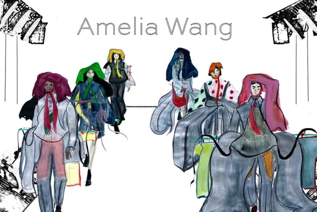 Amelia Wang is one of the fashion students whose work will be featured.
