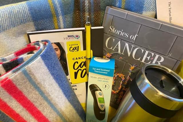 1,000 free comfort boxes have been delivered to cancer patients across Scotland