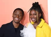LONDON, ENGLAND - MARCH 08: (L-R) David Jonsson and Vivian Oparah attending the "Rye Lane" UK Premiere on March 08, 2023 in London, England. (Photo by Eamonn M. McCormack/Getty Images)